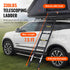 Uimoso Hardshell Rooftop Tent Car Pop-Up Outdoor Camping Travel Tents W/ Ladder