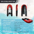 11FT Heavy-Duty Inflatable Dinghy With Aluminum Floor & Oars (SAK17362)