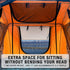 Summit Soft-Shell Aluminum Rooftop Tent With Ladder, LED Light Strip, And Memory Foam Mattress [2-3 Person] (SAK26814)