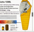 Letu White Duck Down Mummy Sleeping Bag