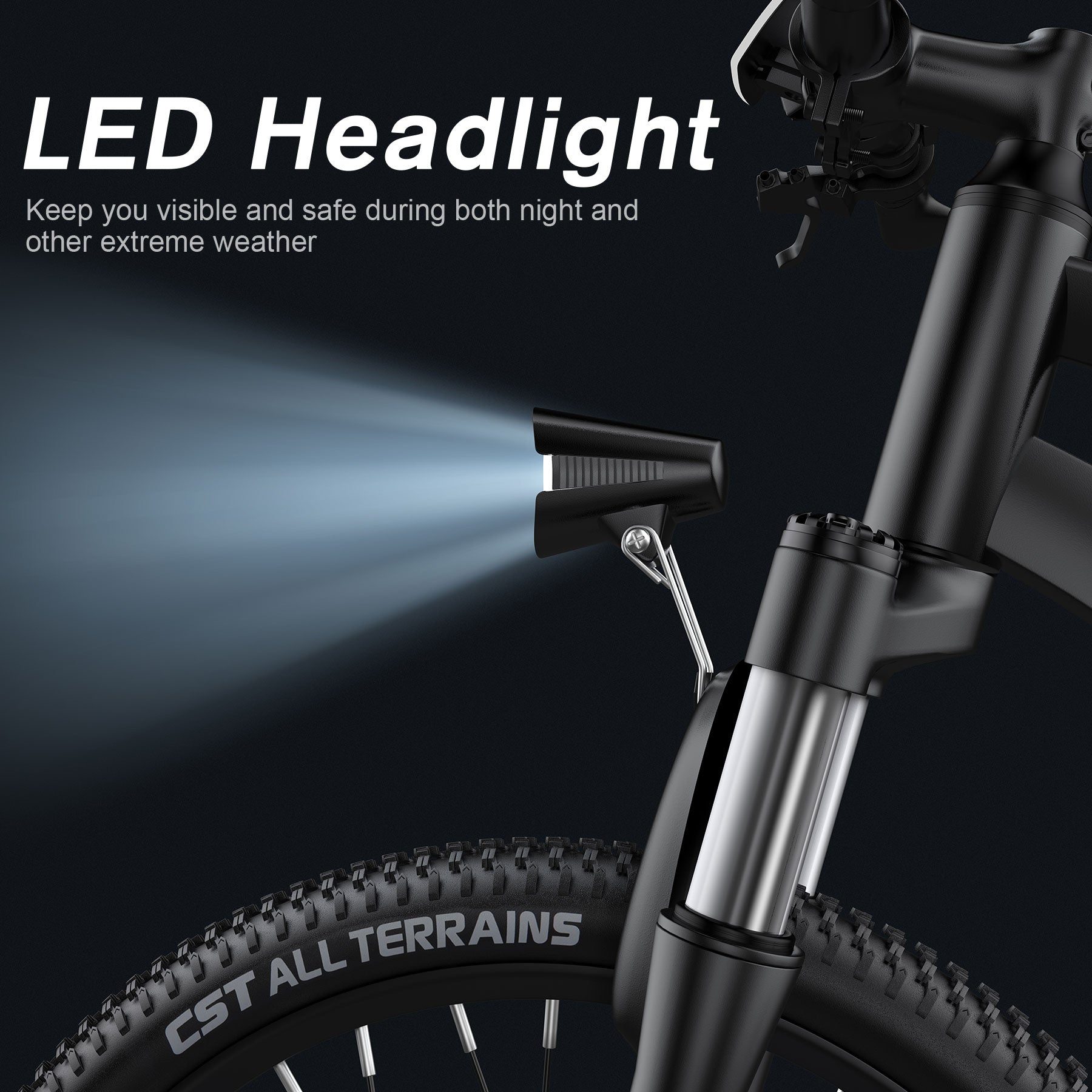 Electric Bike for Adults 27.5" E-Bike with 500W Motor, Electric Mountain Bike with 48V 10Ah Battery, Lockable Suspension Fork, Shimano 21 Speed Gears UL2849