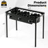 240,000 BTU 3-Burner Outdoor Propane Camp Stove