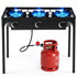 240,000 BTU 3-Burner Outdoor Propane Camp Stove