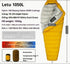 Letu White Duck Down Mummy Sleeping Bag