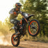 Electric Dirt Bike for Teens Adults, 4500W Peak Ebike, 60V 28.8Ah with 50MPH & 60 Miles Electric Mountain Bikes, 14"/12" Off-Road Tire E-Bike, Dual Hydraulic Brakes, Full Suspension, UL2849 Compliant