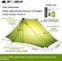 Outdoor Camping Hiking Crossing Ultralight Pole-free Pyramid Double-person Tent