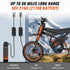 GT54 Electric Dirt Bike for Teens Adults,48V 27AH 37MPH Ebike with 14"/12" Motorcycle Tire,2000W Dual Hydraulic Brakes E Mountain Bike Off-Road UL2849
