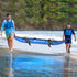 Inflatable 2-Person Kayak Set with Aluminium Oars, Pump and Repair Kit