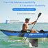 Inflatable 2-Person Kayak Set with Aluminium Oars, Pump and Repair Kit