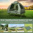 2-Person Elevated Tent Cot with Air Mattress and Wheeled Bag