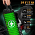 Folding Electric Bicycle for Adults with 20-Inch Fat Tires Snow E-Bike