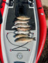 Nautiqua ARUBA Inflatable Pedal Fishing Kayak Paddleboard - Red