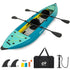 Inflatable 2-Person Kayak Set with Aluminium Oars, Pump and Repair Kit