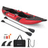 Inflatable 2-Person Kayak Set with Aluminium Oars, Pump and Repair Kit