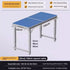 Portable Folding Picnic Table Adjustable Height Lightweight Compact Aluminum Easy Carry Camping Beach Tailgate Backyard Tables