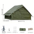 PAKICETUS Inflatable Camping Tent 4-8 People with Windows Portable Water-Resistant Camping Tent