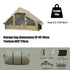 Easy to Set-Up Inflatable Camping Tent with Manual Pump Windproof Inflatable Tent for Outdoor Adventure