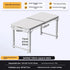 Portable Folding Picnic Table Adjustable Height Lightweight Compact Aluminum Easy Carry Camping Beach Tailgate Backyard Tables
