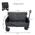 Outdoor Travel Seated Camping Cart Hiking Convenient Relaxing Large Capacity Loadable Trolley Outdoor Transported Multi Tools