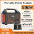 500W 220V Portable Power Station Solar Generator 461Wh 36Ah LiFePO4 Battery Power Bank for Outdoor Camping RV Emergency Energy