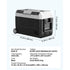 SucceBuy Car Refrigerator -4°F to 68°F Truck Refrigerator with APP Control Wheels & Dual Zone 37/48/58QT Cars Cooler for RV Boat