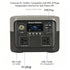 800W 46Ah Portable Power Station 600W/800W 589WH Solar Generator Backup PowerBank for Outdoor Camping, Home Emergency, RV Travel