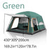 2025 Upgraded 4 Season Camping Tent 3-12 Person Waterproof Windproof Double Layer 2 Room Family Outdoor Backpacking Equipment