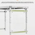 Portable Folding Picnic Table Adjustable Height Lightweight Compact Aluminum Easy Carry Camping Beach Tailgate Backyard Tables