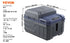 SucceBuy 8L to 75L Car Refrigerator Fridge Portable Icebox Single&Dual Zone w/Blue Tooth Temp Adjustable for Outdoor Camping RV
