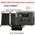 800W 46Ah Portable Power Station 600W/800W 589WH Solar Generator Backup PowerBank for Outdoor Camping, Home Emergency, RV Travel