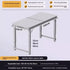 Portable Folding Picnic Table Adjustable Height Lightweight Compact Aluminum Easy Carry Camping Beach Tailgate Backyard Tables