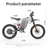 EKX X21 Max Electric Motorcycles 3000W Brushless Gearless Motors 60V30AH Lithium Battery Speed 85Kmh Adult Off Road Ebike