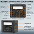 GSIKE Portable Power Station LiFePO4 Solar Generator Pure Sine Wave 110V AC Outlet 300W 1200W 2000W Option for Camping RV Home Blackout Emergency Backup