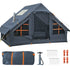 Inflatable Tents for Camping - Easy Blow Up Glamping Tent with Hand Pump, Hot Tent with Stove Jack Waterproof PVC Air Inflatable