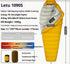 Letu White Duck Down Mummy Sleeping Bag