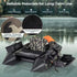 Camouflage Inflatable Fishing Float Tube Portable Fishing Boat with 3 Detachable Storage Boxes
