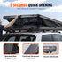Uimoso Hardshell Rooftop Tent Car Pop-Up Outdoor Camping Travel Tents W/ Ladder