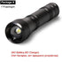 STEVVEX Rechargeable UV and LED Flashlight with Magnetic Base