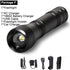 STEVVEX Rechargeable UV and LED Flashlight with Magnetic Base