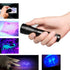 STEVVEX Rechargeable UV and LED Flashlight with Magnetic Base