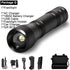 STEVVEX Rechargeable UV and LED Flashlight with Magnetic Base