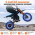 GT54 Electric Dirt Bike for Teens Adults,48V 27AH 37MPH Ebike with 14"/12" Motorcycle Tire,2000W Dual Hydraulic Brakes E Mountain Bike Off-Road UL2849