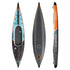 Inflatable Kayak Factory Custom Fishing Canoe Drop Stitch Rowing Solo UV Inflatable Kayak Boats with Detachable Fin