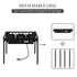 ZOKOP 225,000 BTU 3-Burner Outdoor Propane Camp Stove
