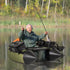 Green Inflatable Fishing Float Tube Portable Fishing Boat With3 Detachable Storage Boxes