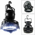 18-LED Camping Lantern and Two-Speed Fan, Battery Powered