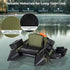 Green Inflatable Fishing Float Tube Portable Fishing Boat With3 Detachable Storage Boxes