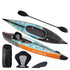 Inflatable Kayak Factory Custom Fishing Canoe Drop Stitch Rowing Solo UV Inflatable Kayak Boats with Detachable Fin
