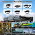Ridge Heavy-Duty Aluminum Hard-Shell Rooftop Tent With Ladder, LED Lighting, And Memory Foam Mattress (SAK82931)