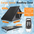 Ridge Heavy-Duty Aluminum Hard-Shell Rooftop Tent With Ladder, LED Lighting, And Memory Foam Mattress (SAK82931)
